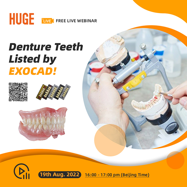 Denture Teeth Listed by EXOCAD