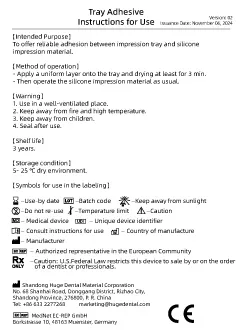 Introducción adhesiva de bandeja enorme para uso