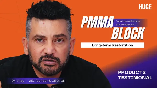 Testimonio de productos PMMA